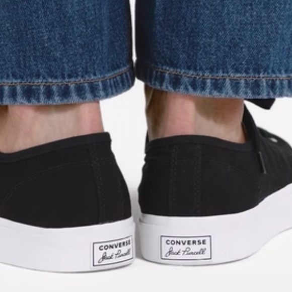 New Classic Black Canvas Sneakers jack purcell 164056C - Picture 4 of 14